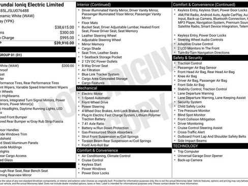 Used 2020 Hyundai Ioniq Limited image 28