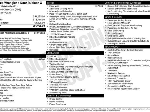 Used 2024 Jeep Wrangler Unlimited Rubicon AWD/4WD image 4