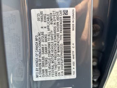 Used 2023 Honda Civic Sport image 22