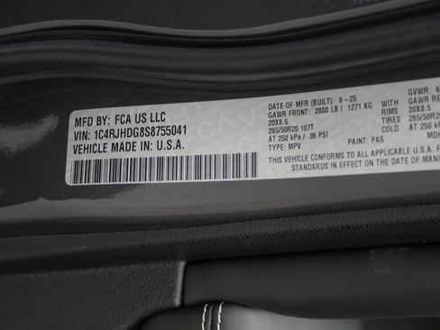 New 2025 Jeep Grand Cherokee Overland w/ Trailer Tow Package image 40