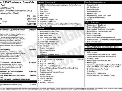 Used 2025 RAM 2500 Tradesman AWD/4WD image 6