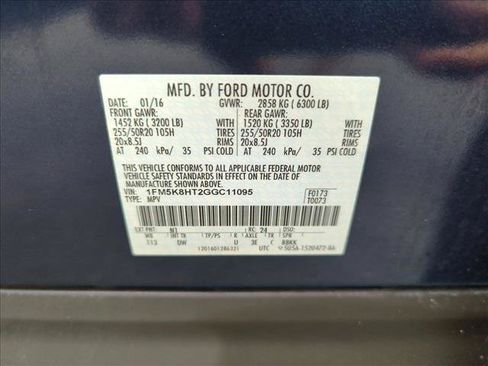 Used 2016 Ford Explorer Platinum AWD/4WD image 15