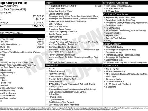 Used 2016 Dodge Charger Police RWD image 6