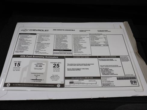 Used 2009 Chevrolet Corvette Convertible w/ Preferred Equipment Group image 42