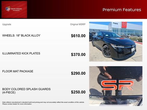 New 2026 Nissan Sentra SR w/ Floor Mat Package FWD image 3