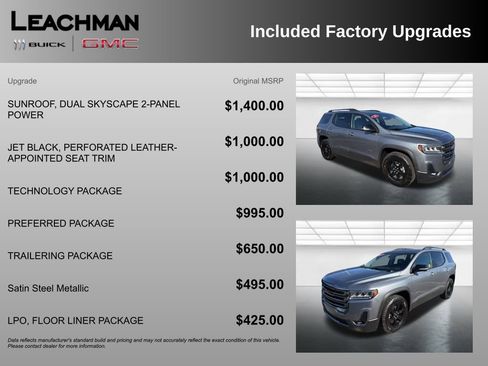 Used 2022 GMC Acadia AT4 w/ Technology Package image 11