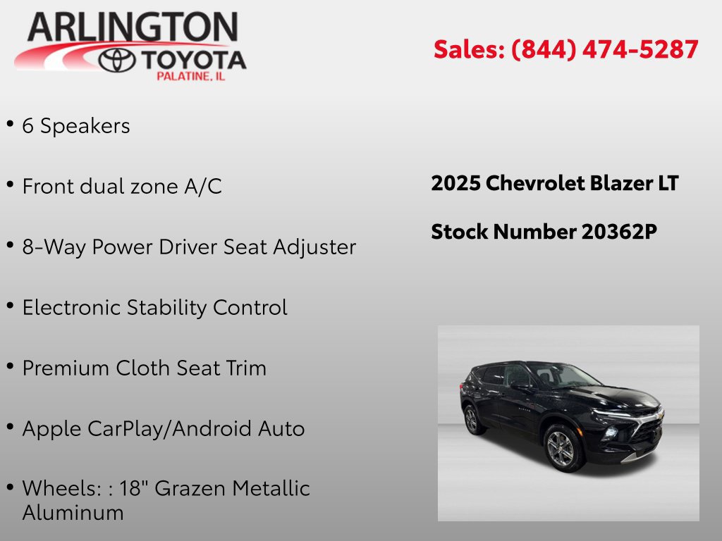 Used 2025 Chevrolet Blazer LT AWD/4WD image 2