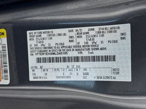 Used 2021 Ford Ranger XL w/ Equipment Group 101A High image 38