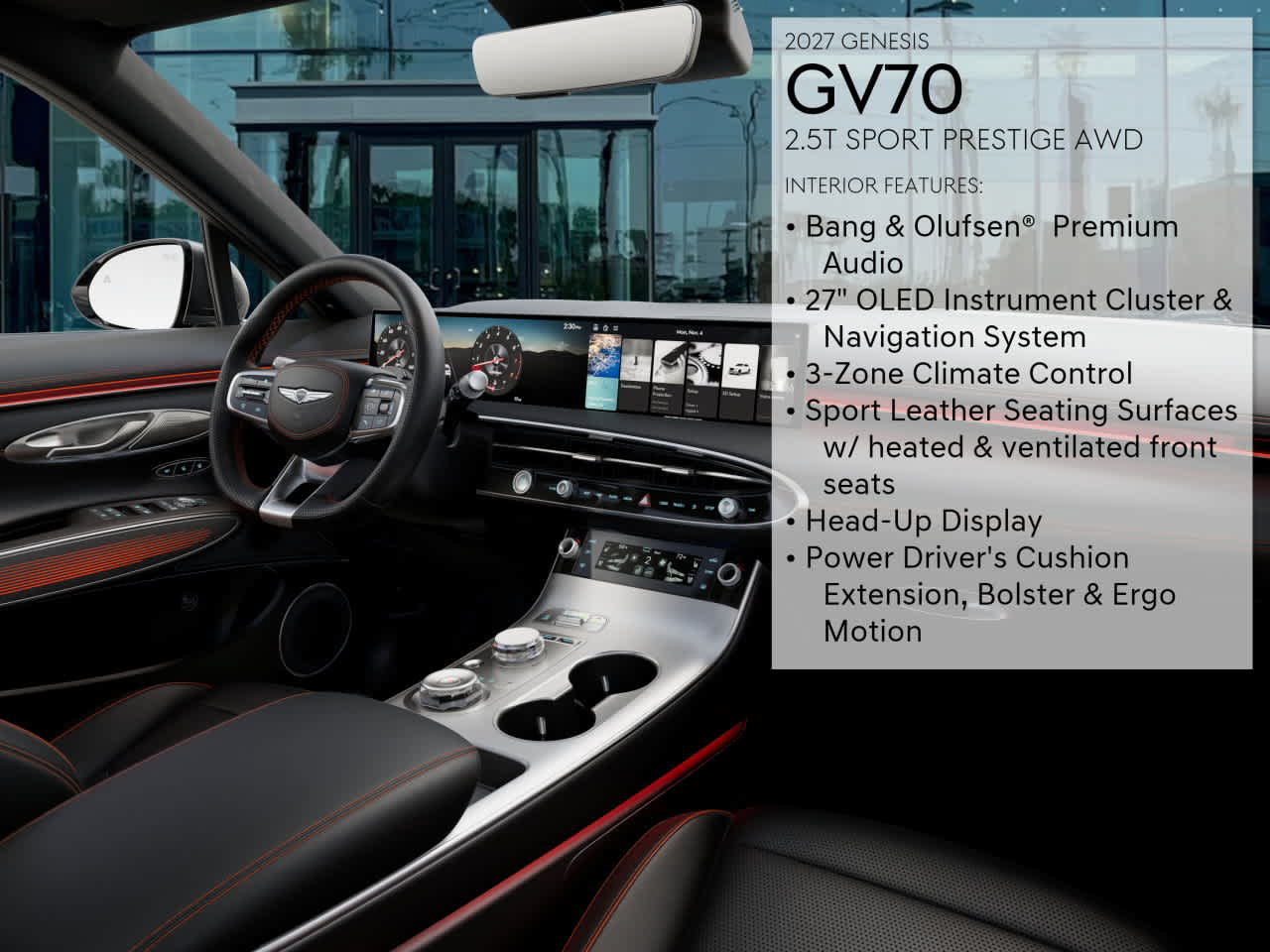 New 2027 Genesis GV70 2.5T Sport Prestige AWD/4WD image 17