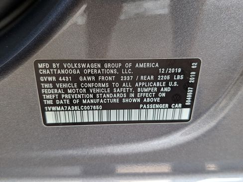 Used 2020 Volkswagen Passat 2.0T R-Line FWD image 37