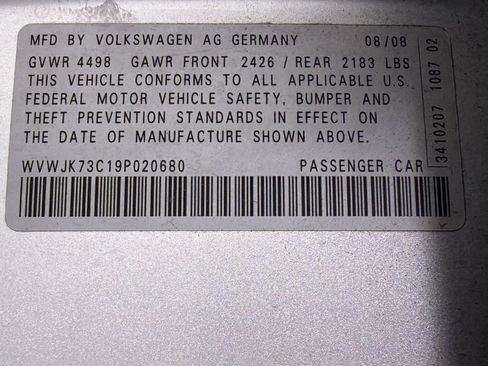 Used 2009 Volkswagen Passat Komfort FWD image 16