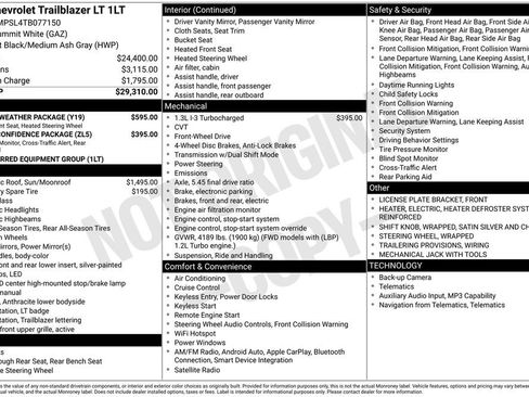 New 2026 Chevrolet TrailBlazer LT w/ LT Cold Weather Package image 25