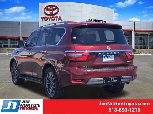 Used 2023 Nissan Armada Platinum w/ Captain's Chairs Package AWD/4WD image 6