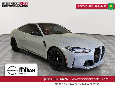 Used 2022 BMW M4 Competition w/ M Carbon Exterior Package RWD image 1