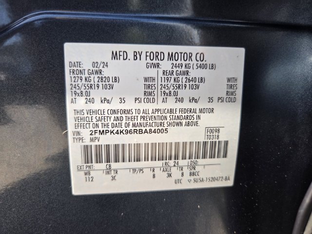 Certified 2024 Ford Edge Titanium AWD/4WD image 21