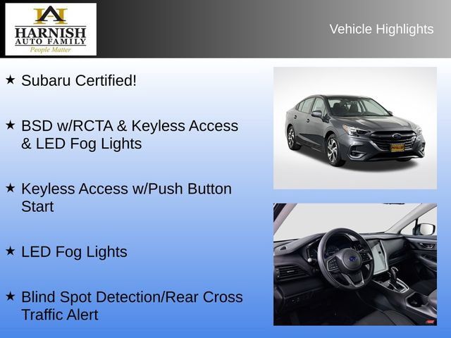 Certified 2024 Subaru Legacy Premium AWD/4WD image 8