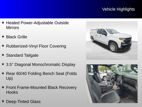 Used 2021 Chevrolet Silverado 1500 W/T w/ WT Fleet Convenience Package AWD/4WD image 22