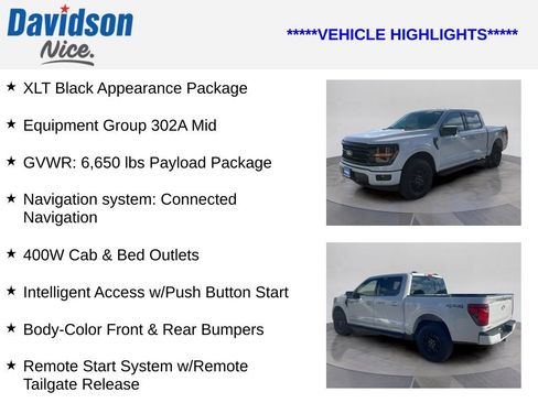 Used 2024 Ford F150 XLT w/ Equipment Group 302A MID AWD/4WD image 4