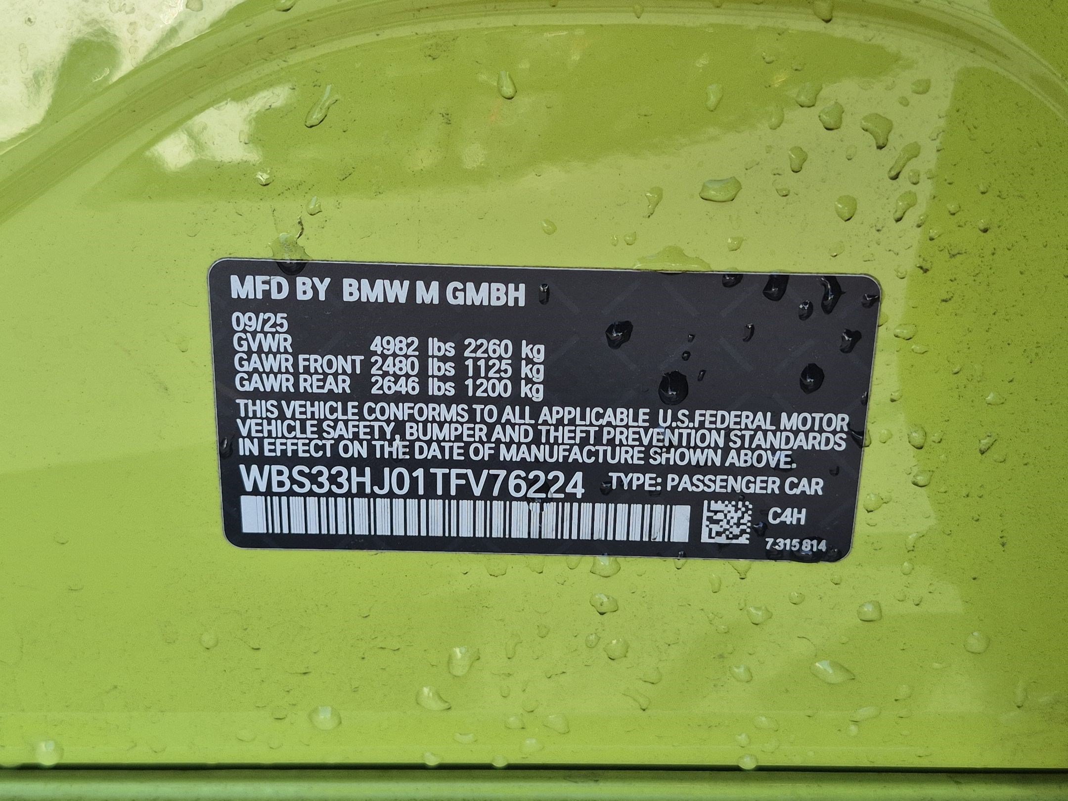 Certified 2026 BMW M3 Competition AWD/4WD image 32