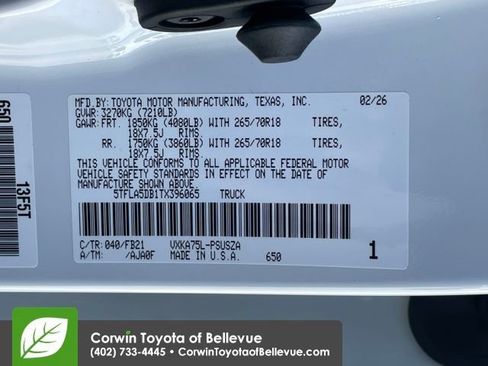 New 2026 Toyota Tundra SR5 image 24