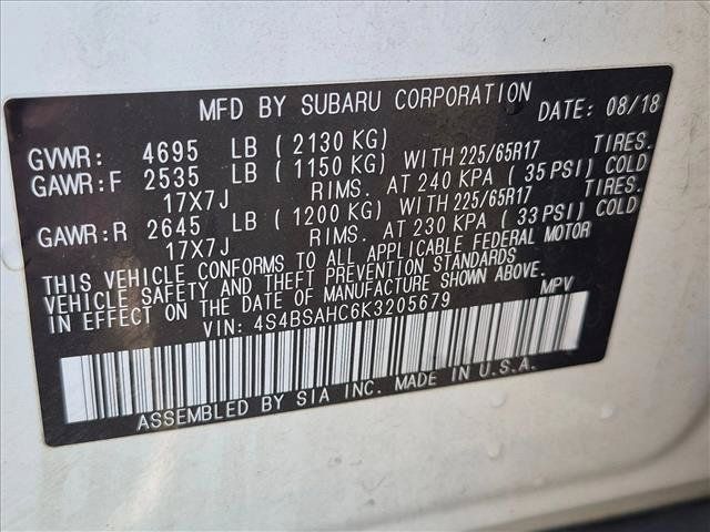 Used 2019 Subaru Outback 2.5i Premium w/ Popular Package #2 AWD/4WD image 16