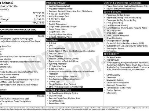 Used 2022 Kia Seltos S FWD image 15