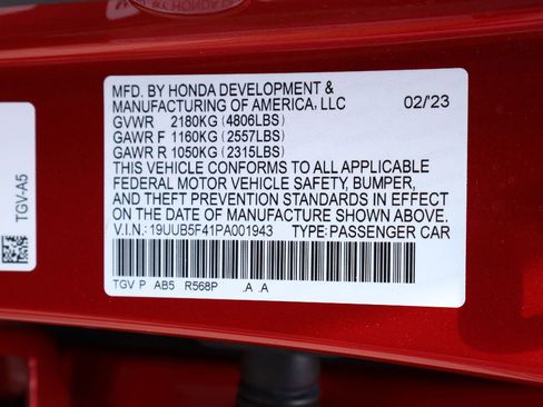 Certified 2023 Acura TLX w/ Technology Package FWD image 21
