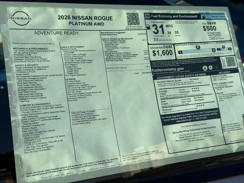 New 2026 Nissan Rogue Platinum w/ Platinum Premium Package image 21