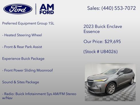 Used 2023 Buick Enclave Essence w/ Experience Buick Package AWD/4WD image 6