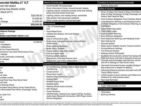 Used 2024 Chevrolet Malibu LT FWD image 12