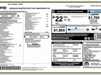 Certified 2021 Jeep Wrangler Unlimited Sport video 2