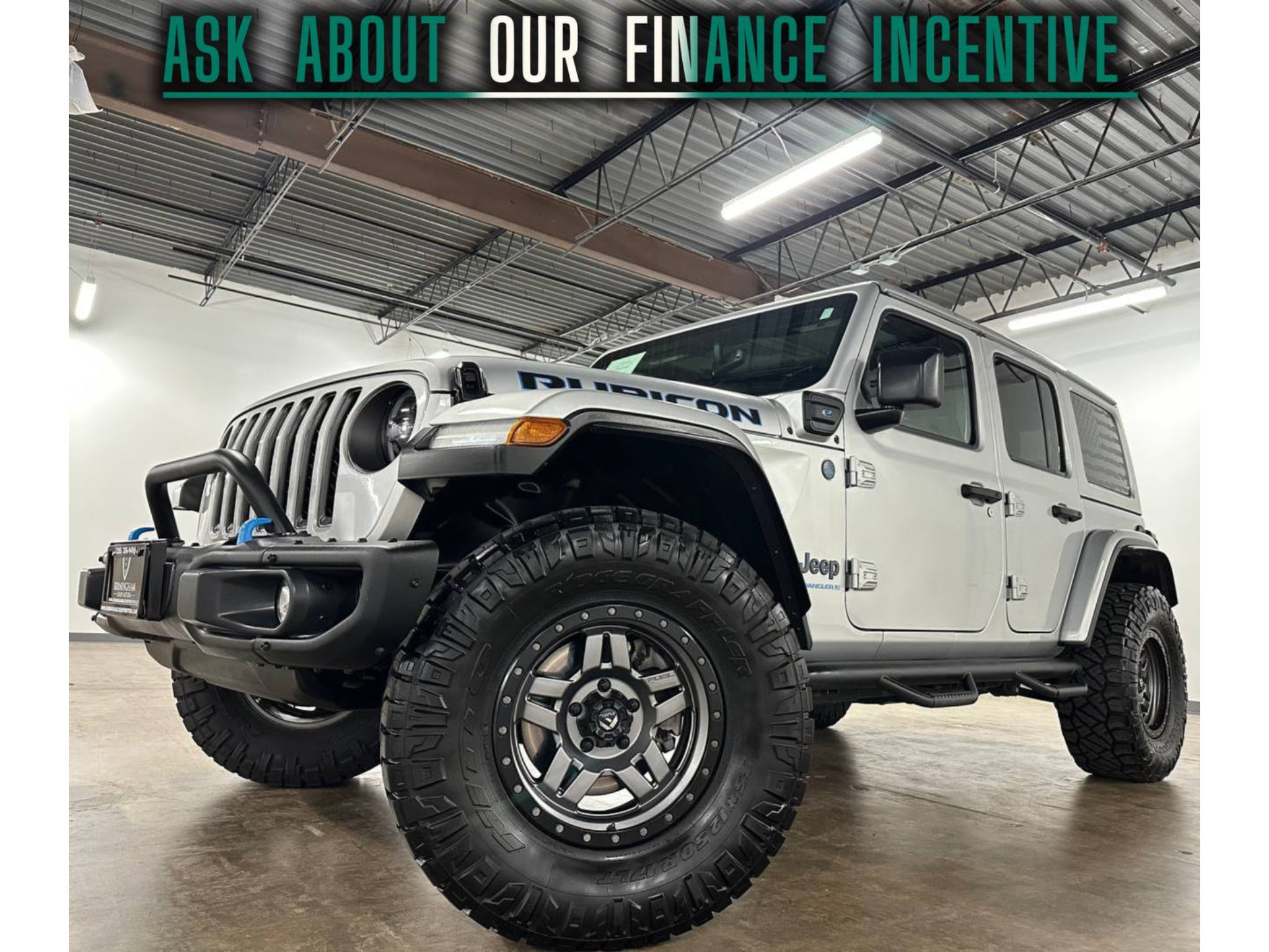 Used 2023 Jeep Wrangler Unlimited Rubicon 4xe w/ Steel Bumper Group AWD/4WD image 1