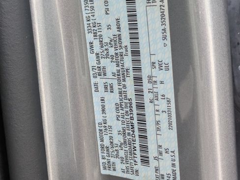 Certified 2021 Ford F150 Lariat AWD/4WD image 43