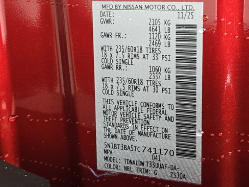 New 2026 Nissan Rogue SV w/ Cold Weather Package image 34