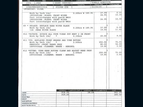 Used 2024 Jeep Grand Cherokee Summit AWD/4WD image 4