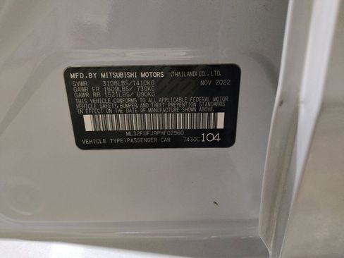 Used 2023 Mitsubishi Mirage G4 Black Edition image 33