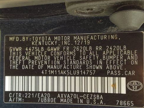 Used 2020 Toyota Camry SE w/ Convenience Package image 33