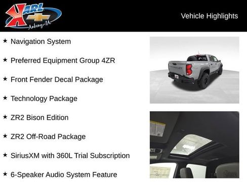 New 2026 Chevrolet Colorado ZR2 w/ ZR2 Bison Edition image 3