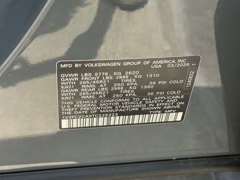 New 2026 Volkswagen Atlas Cross Sport SEL Premium R-Line AWD/4WD image 19