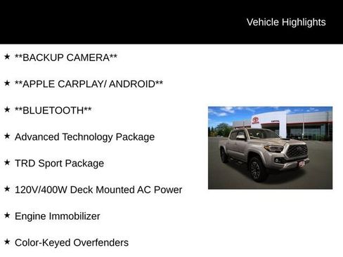 Certified 2023 Toyota Tacoma TRD Sport image 2