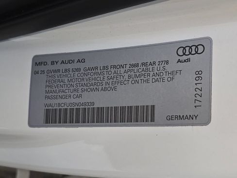 Certified 2025 Audi A5 2.0T Premium w/ Convenience Package AWD/4WD image 37