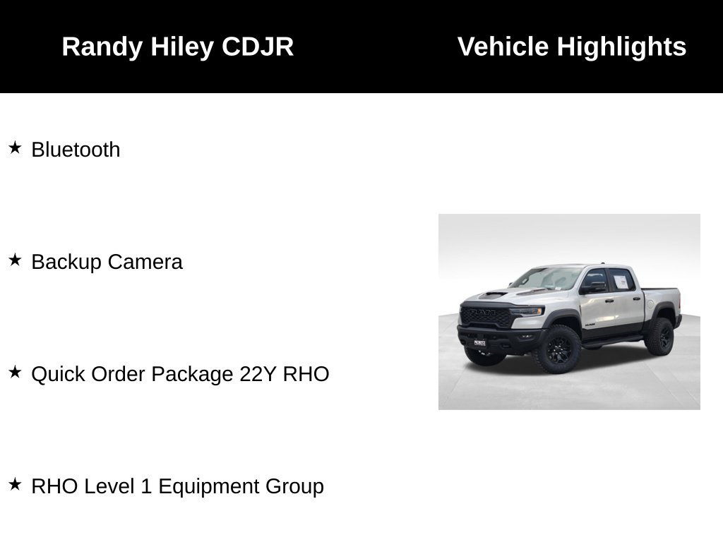 New 2026 RAM 1500 RHO w/ RHO Level 1 Equipment Group AWD/4WD image 5