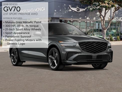 New 2026 Genesis GV70 2.5T Sport Prestige AWD/4WD image 10