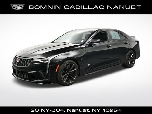 Certified 2024 Cadillac CT4 V Blackwing w/ LPO, Blue Accent Package image 1