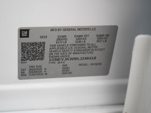 Used 2019 Chevrolet Traverse High Country w/ LPO, Floor Liner Package AWD/4WD image 29