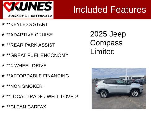 Used 2025 Jeep Compass Limited image 3