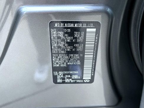 New 2026 INFINITI QX80 Autograph AWD/4WD image 27