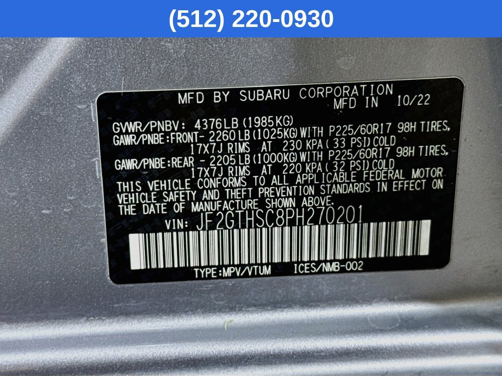 Used 2023 Subaru Crosstrek 2.5i Sport AWD/4WD image 41