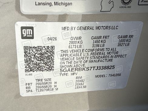New 2026 Buick Enclave Sport Touring w/ Power Package FWD image 19