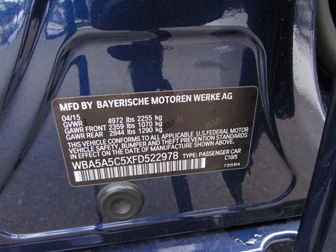 Used 2015 BMW 528i Sedan RWD image 32